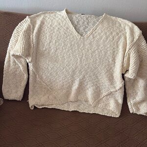 Two perfect winter sweaters light blue short sleeve both brand new